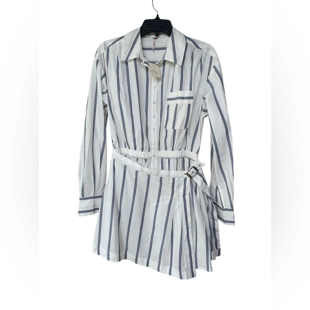NWT Free People High Vibrations Shirt Dress Size S - Picture 4 of 10